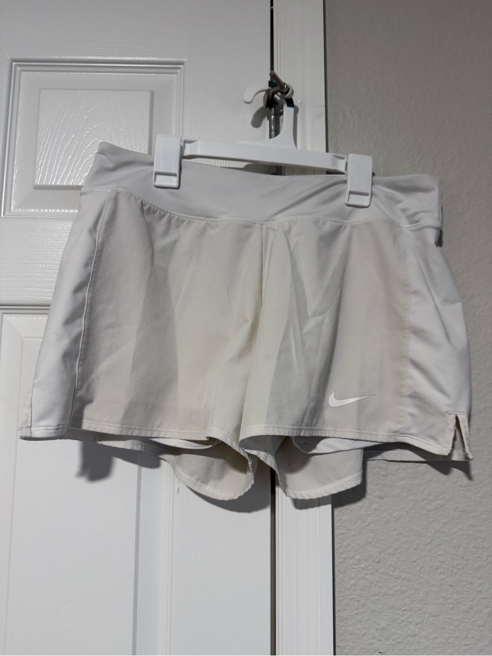 Nike White Women's Athletic Shorts